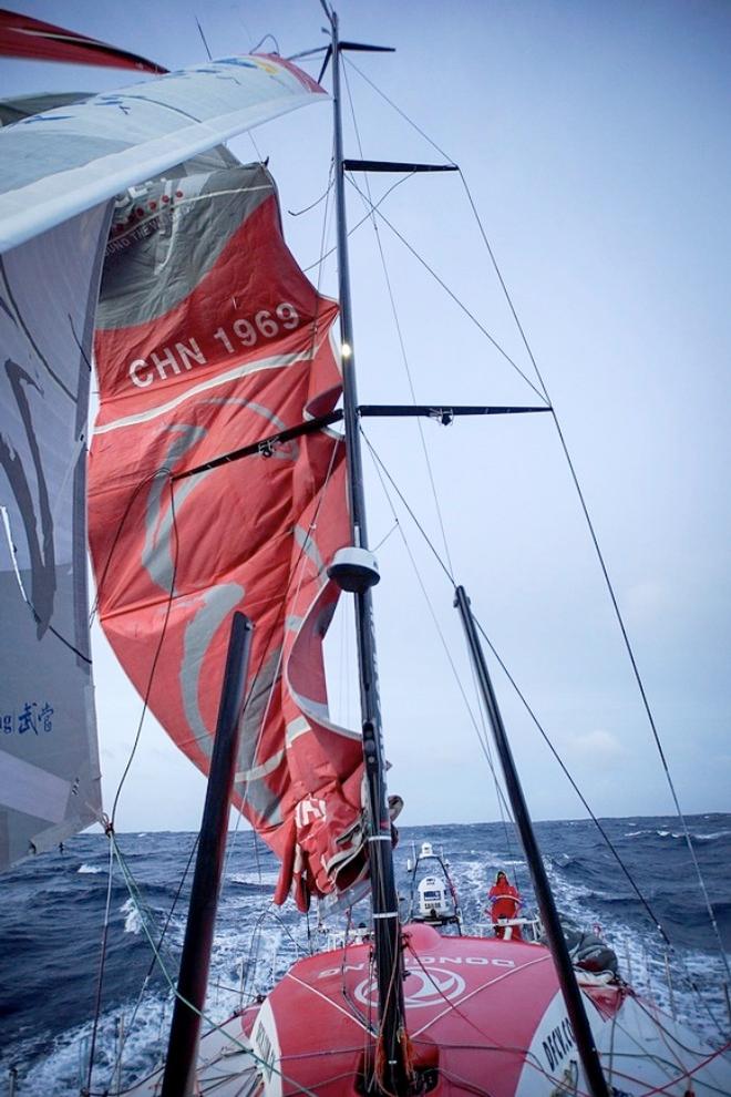 Onboard Dongfeng Race Team - Leg five to Itajai -  Volvo Ocean Race 2015 © Yann Riou / Dongfeng Race Team